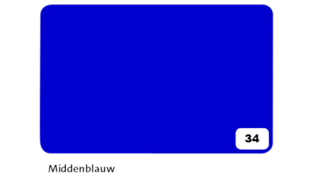 Fotokarton Folia 2-zijdig 50x70cm 300gr nr34 middenblauw