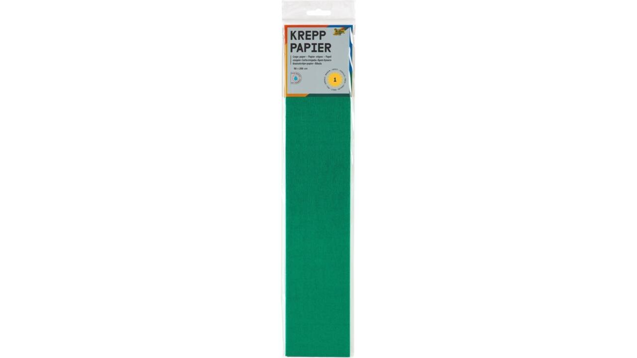 Crêpepapier Folia 250x50cm nr141 mosgroen