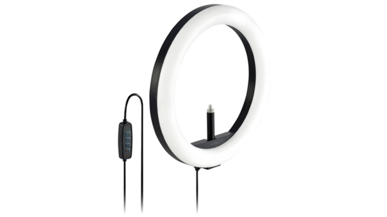 Ringlamp Kensington L1000 Bicolour met webcam mount