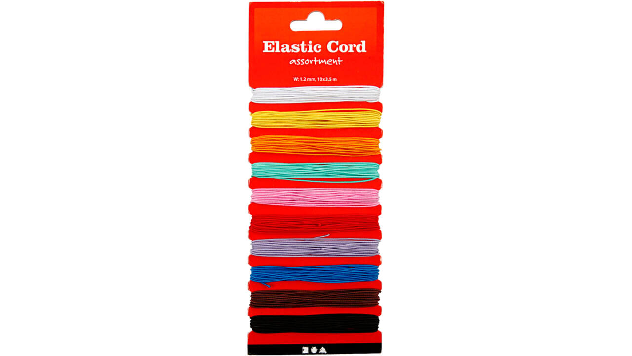 Elastiek Creativ Company 10 kleuren à 3.5m