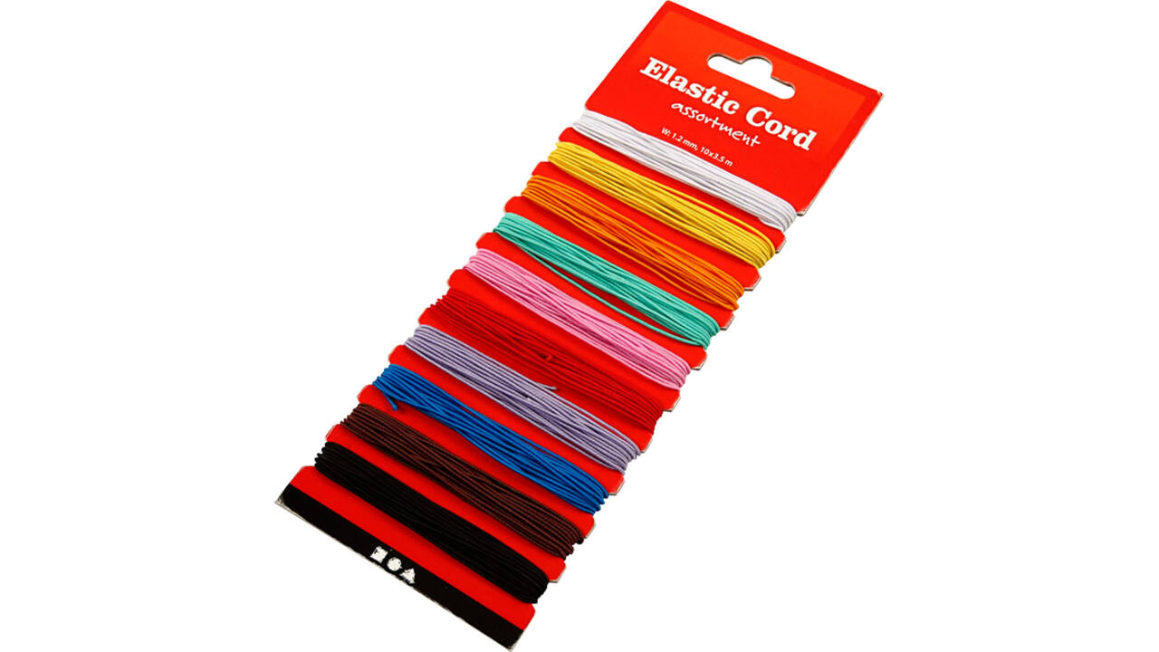 Elastiek Creativ Company 10 kleuren à 3.5m