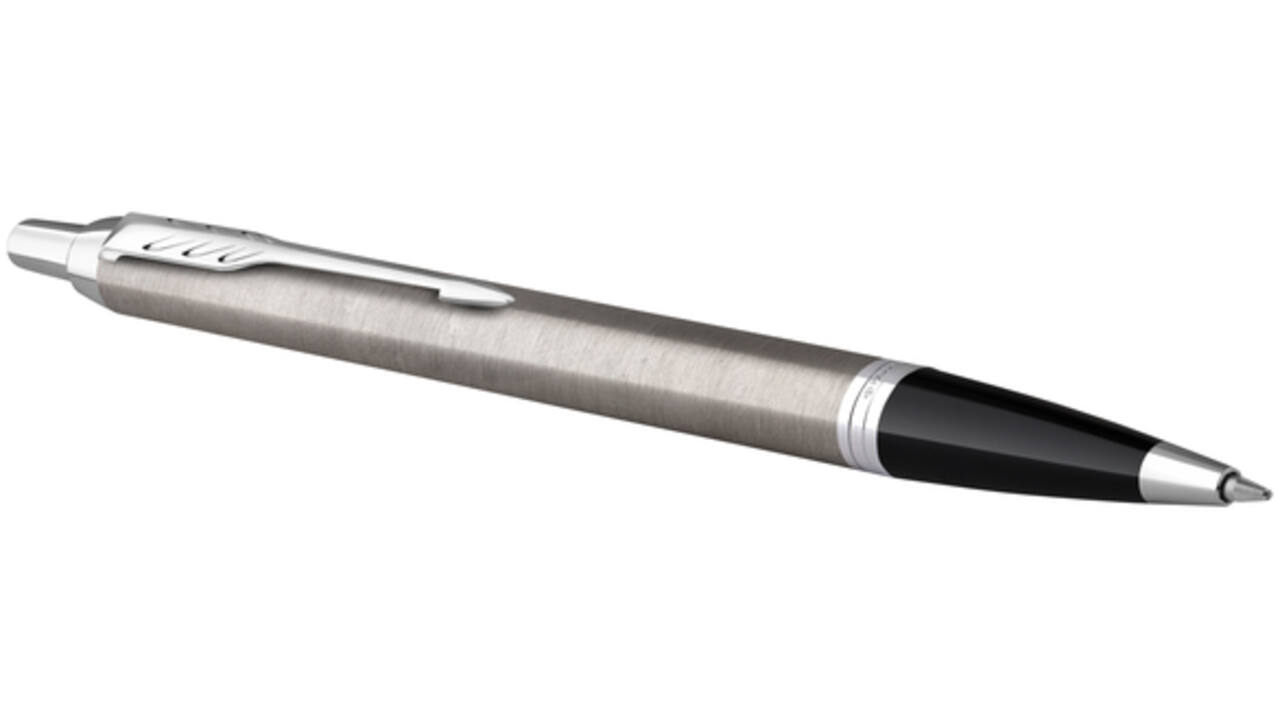 Balpen en vulpen Parker IM stainless steel CT medium