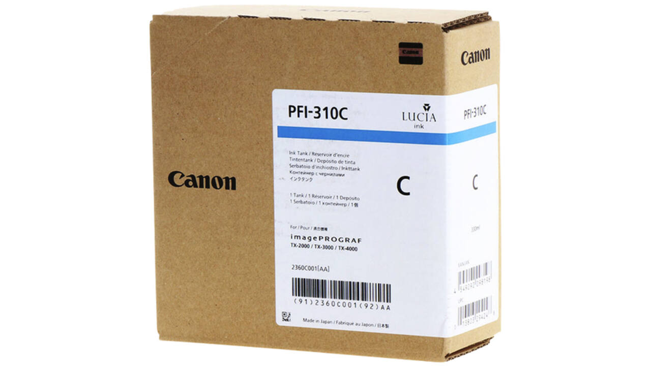 Inktcartridge Canon PFI-310 blauw