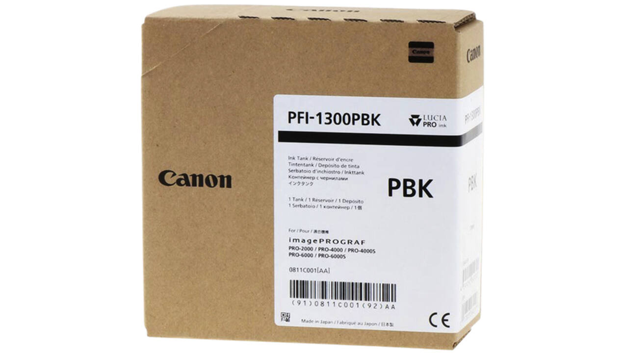 Inktcartridge Canon PFI-1300 foto zwart