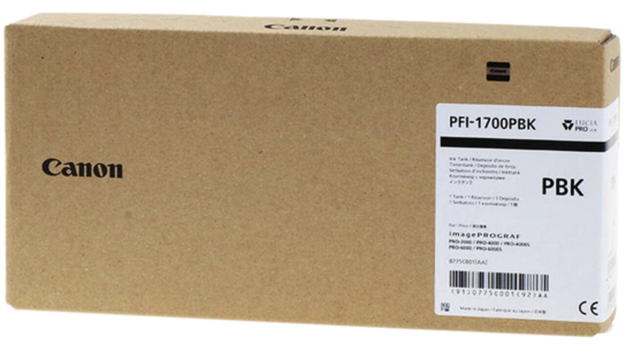 Inktcartridge Canon PFI-1700 foto zwart