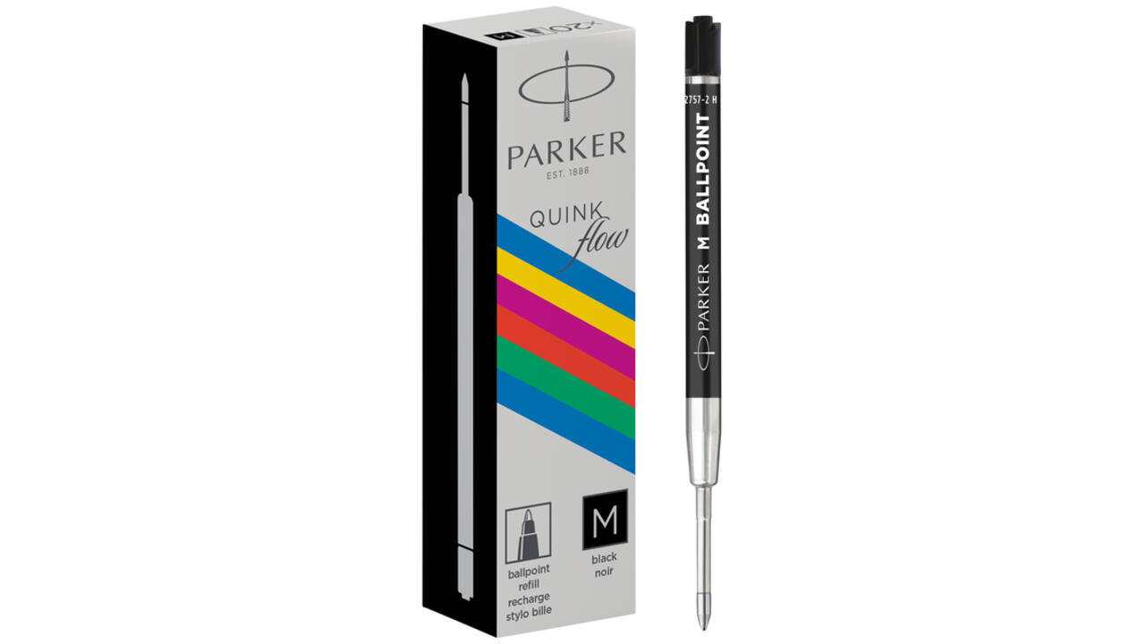 Balpenvulling Parker Economic medium zwart