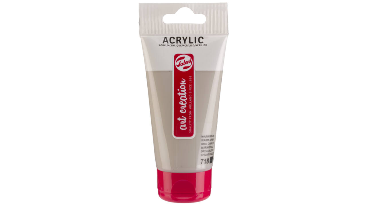 Acrylverf Talens Art Creation 718 warmgrijs tube à 75ml