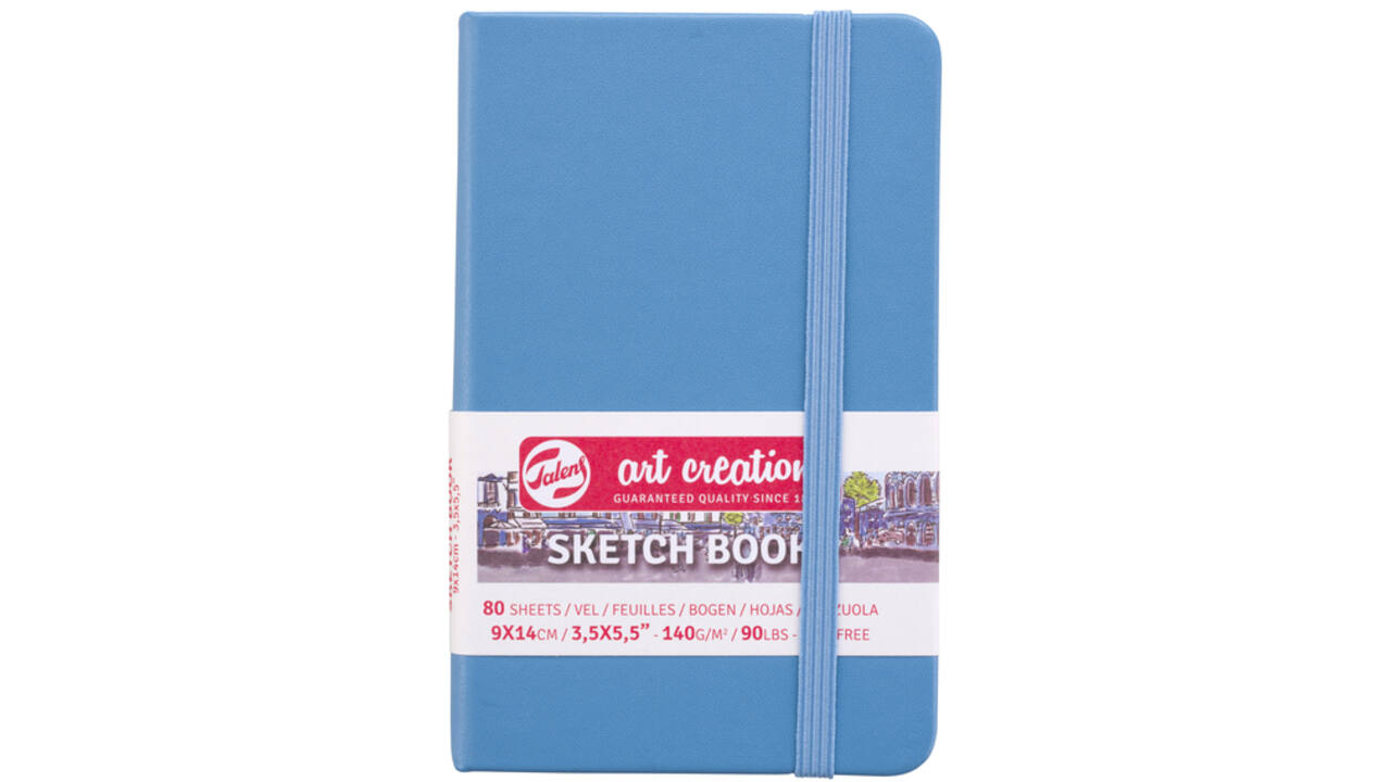 Schetsboek Talens Art Creation lichtblauw 9x14cm 140gr 80vel