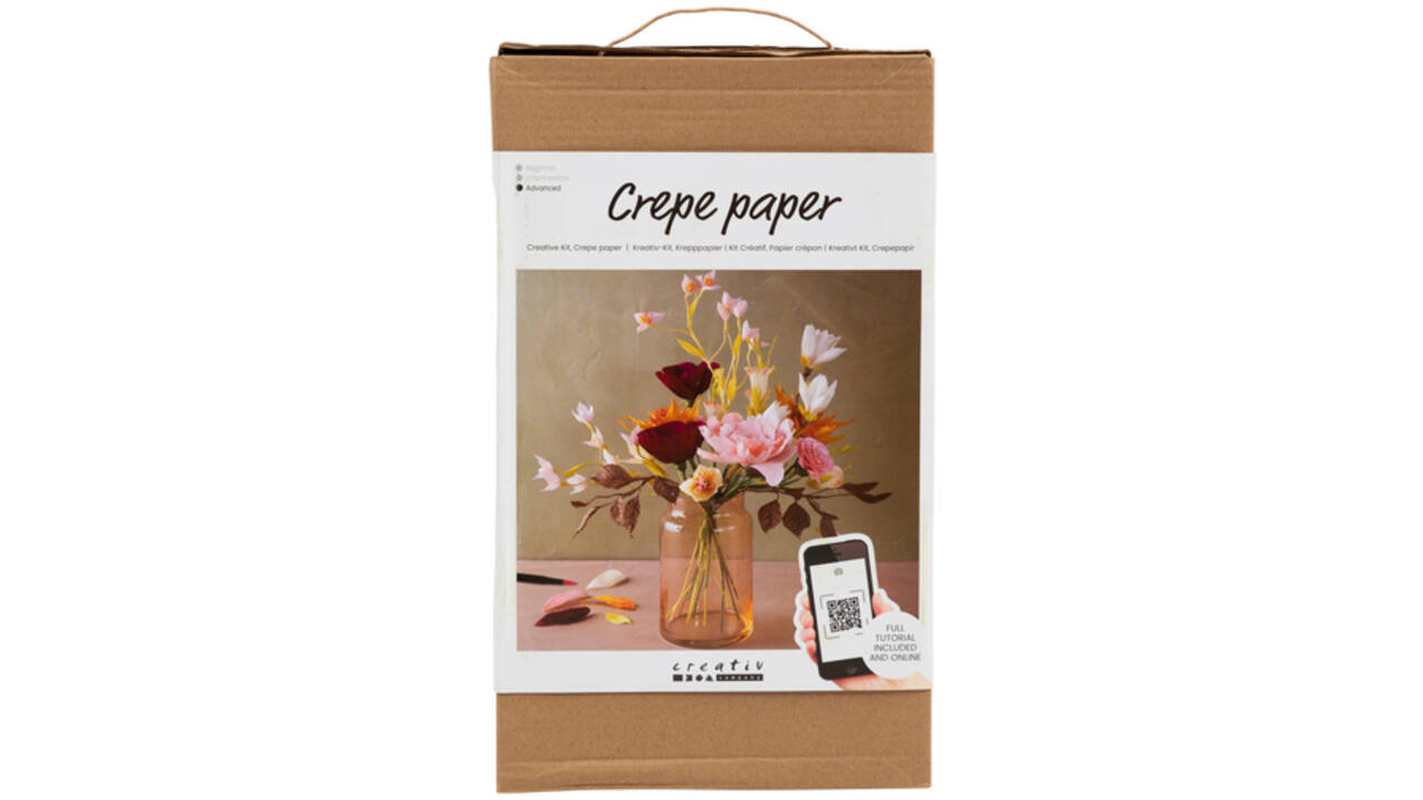 Crêpepapier Creativ Company DIY bouket