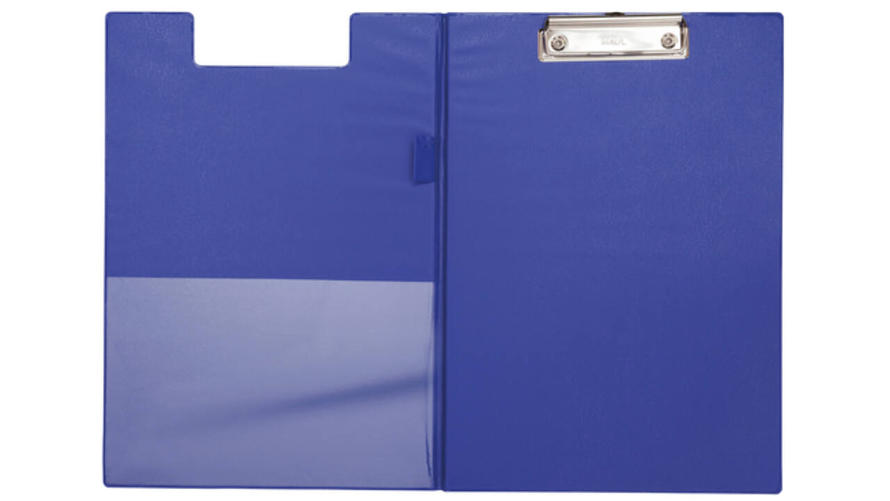 Klembordmap MAULpoly A4 staand PP-folie blauw
