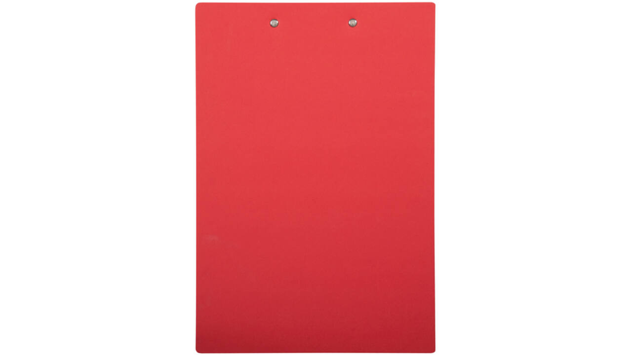 Klembord MAULbalance A4 staand versterkt 3mm karton rood