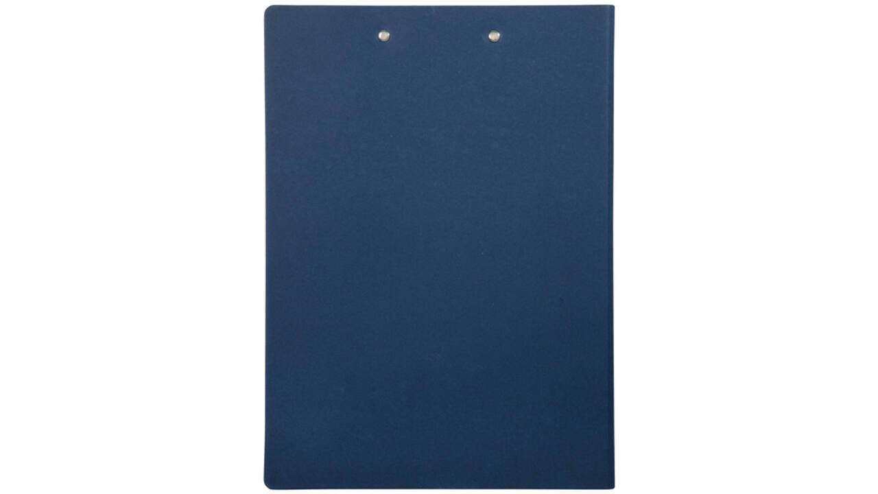 Klembordmap MAULbalance A4 versterkt karton rug 8mm blauw