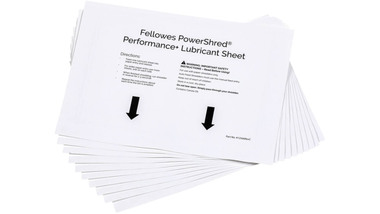 Olievellen voor papiervernietiger Fellowes Powershred Performance+