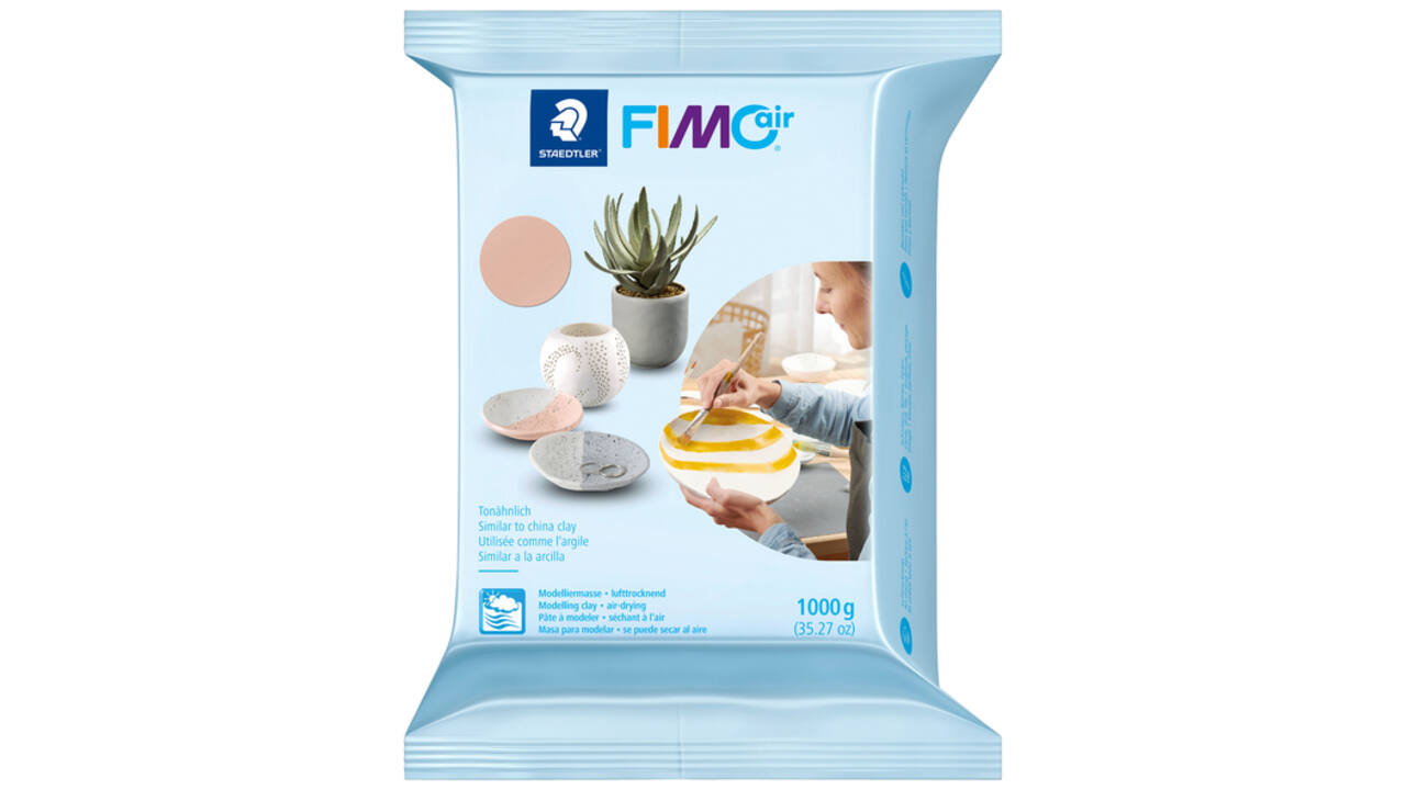Boetseerklei Fimo Air 1000gram perzik