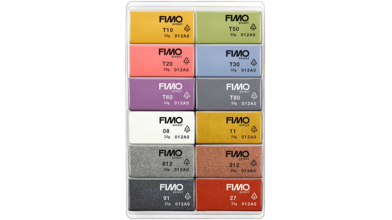 Klei Fimo soft colour pak à 12 mode kleuren