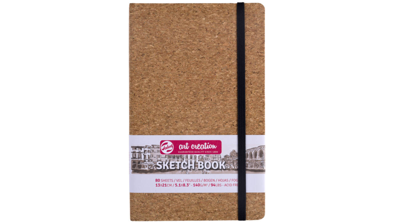 Schetsboek Talens Art Creation kurk 13x21cm 140gr 80vel