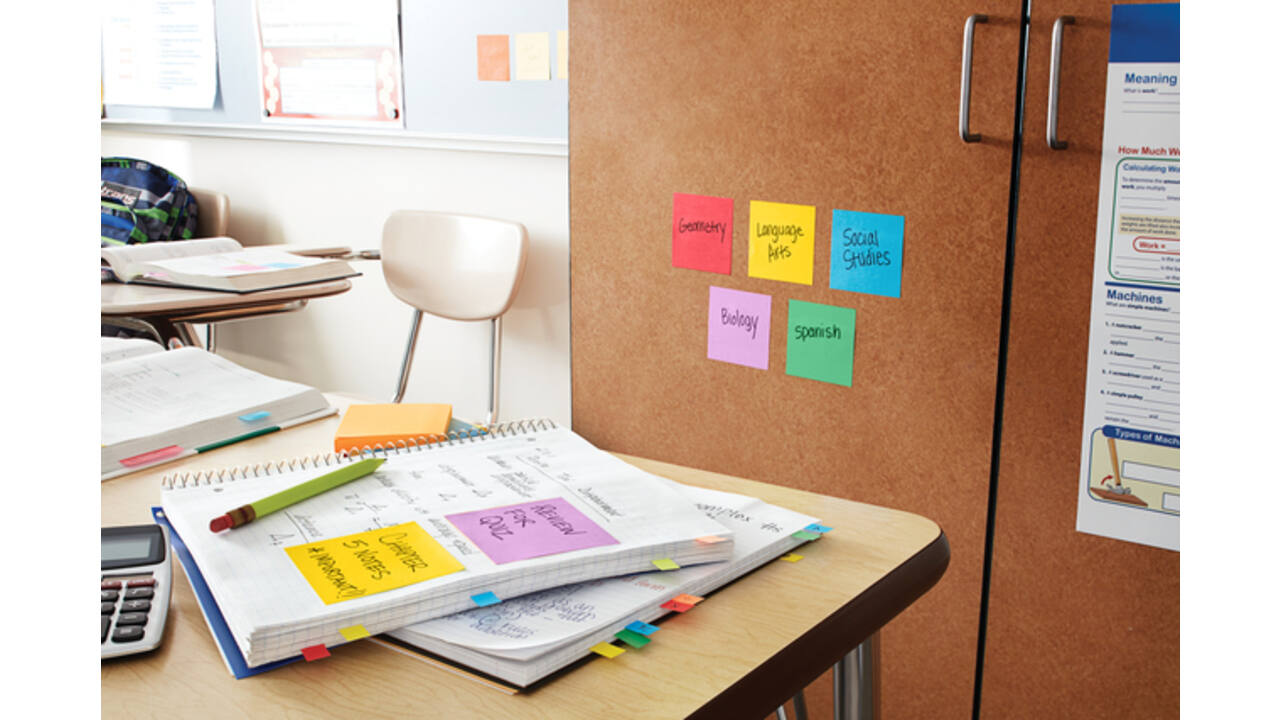 Memoblok Post-it 654 Super Sticky 76x76mm ultrageel