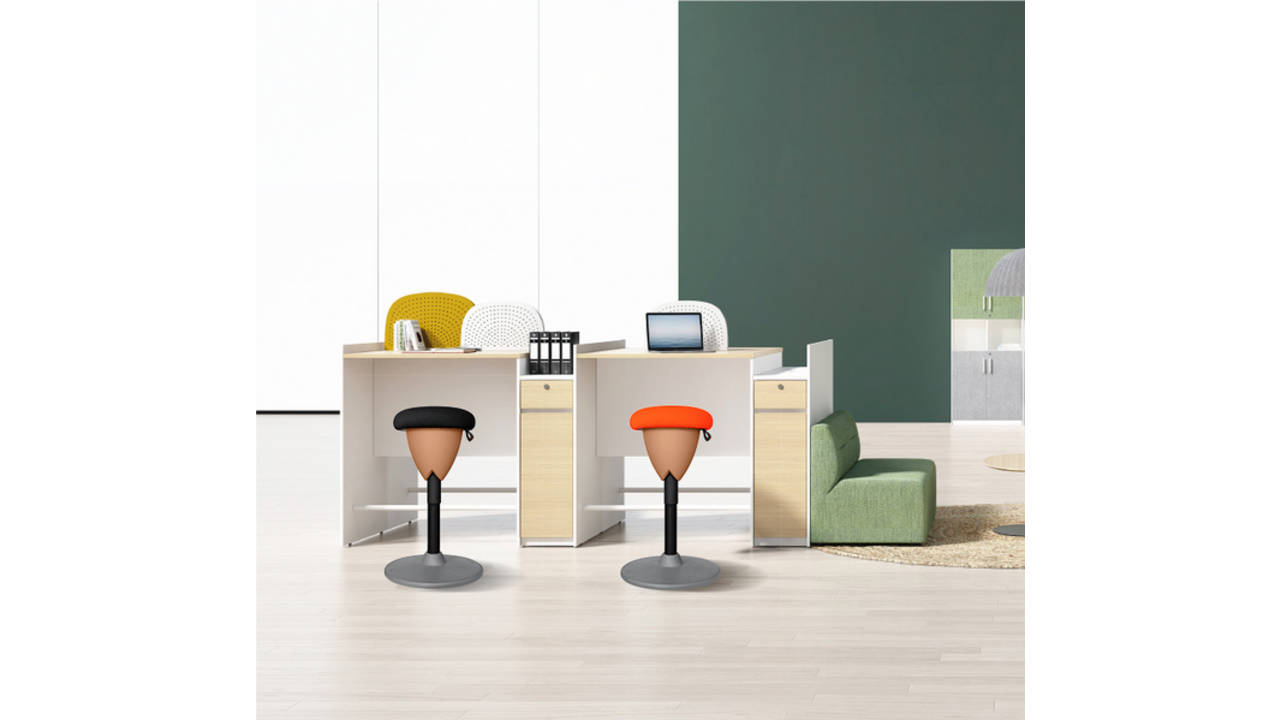 Zit-sta kruk Euroseats Pisa zwart