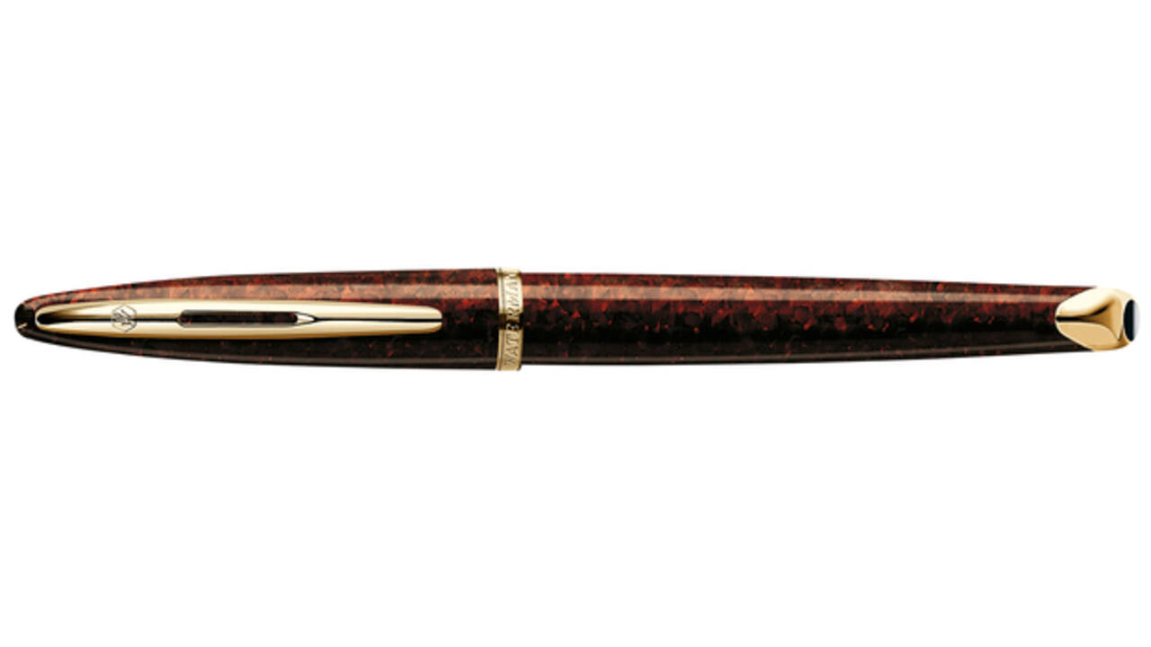 Vulpen Waterman Carène Marine amber GT medium