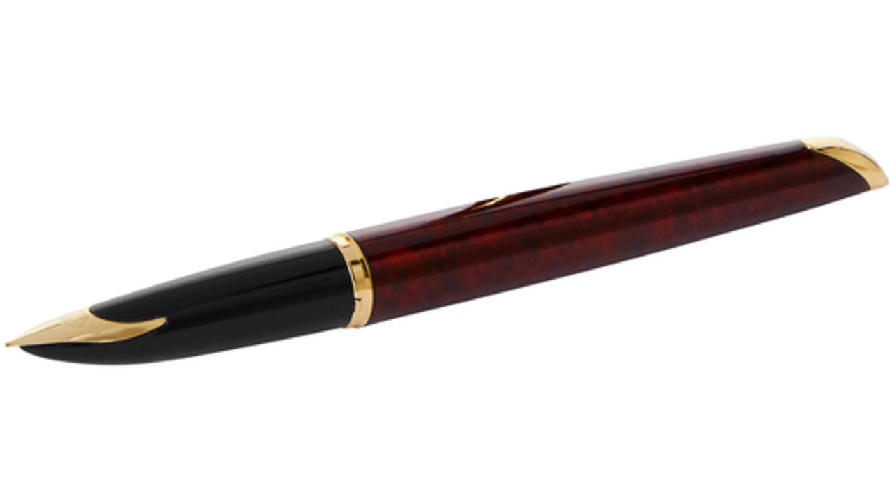 Vulpen Waterman Carène Marine amber GT medium