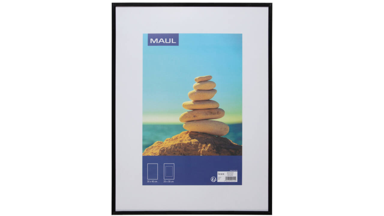 Fotolijst MAUL art 30x40cm kunststof frame zwart