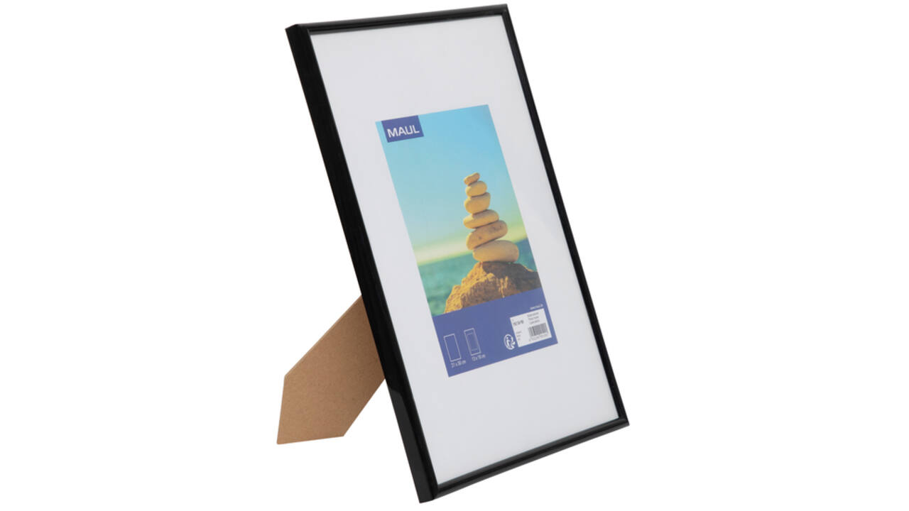 Fotolijst MAUL art 21x30cm kunststof frame zwart