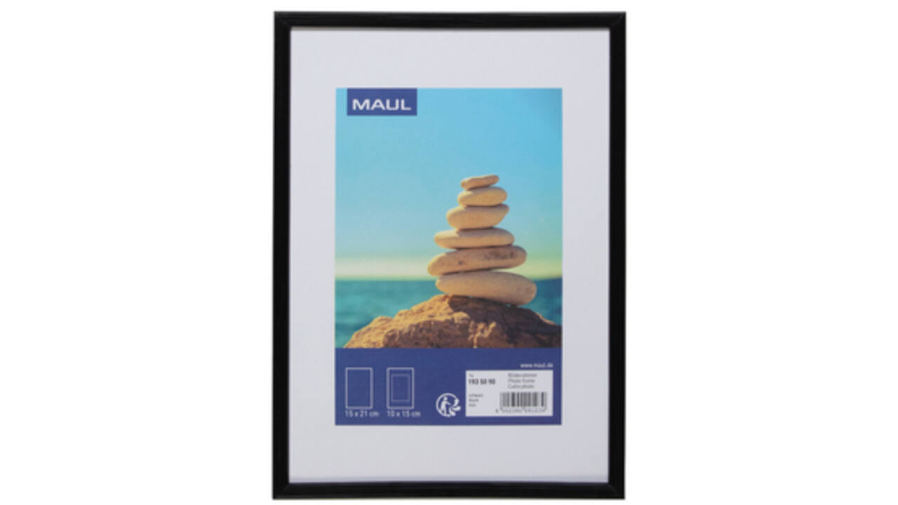 Fotolijst MAUL art 15x21cm kunststof frame zwart