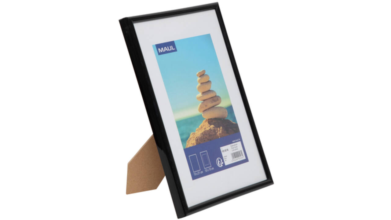 Fotolijst MAUL art 15x21cm kunststof frame zwart