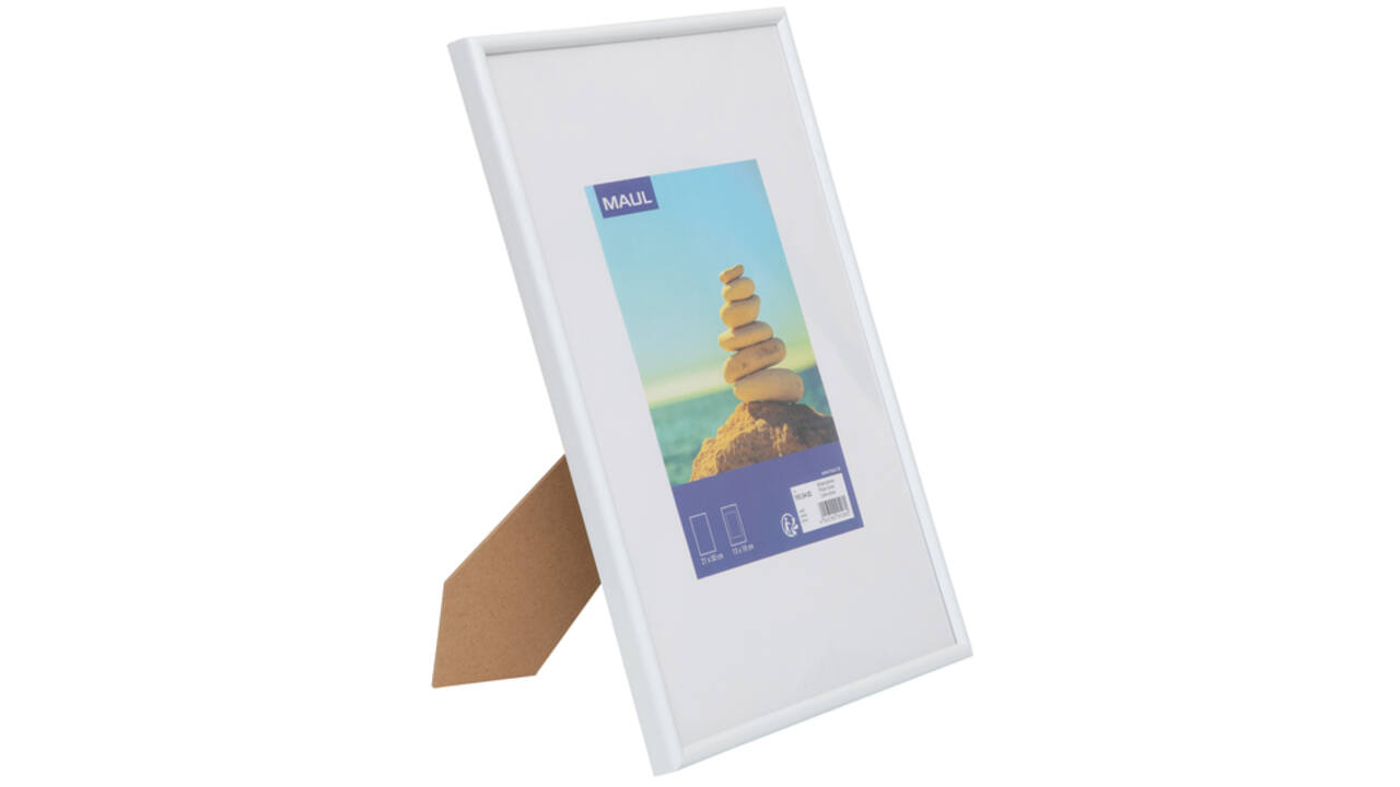 Fotolijst MAUL art 21x30cm kunststof frame wit