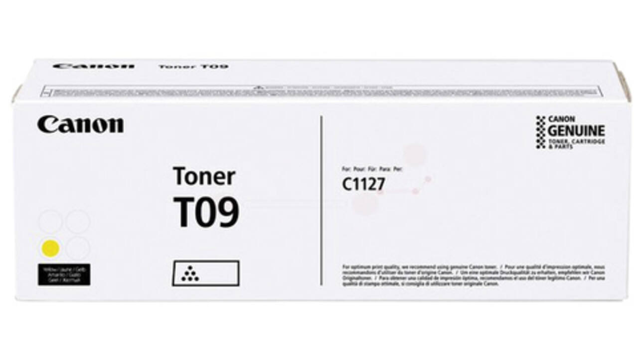 Tonercartridge Canon T09 geel
