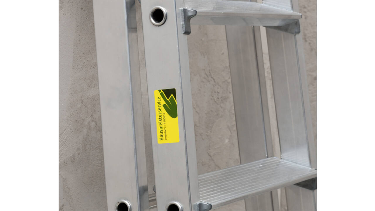 Etiket Avery Zweckform L6111-20 210x297mm geel 20stuks