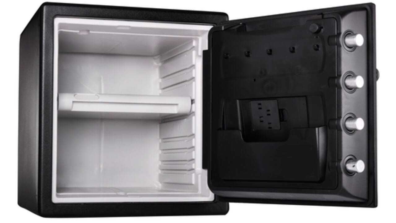 Kluis MasterLock brandvrij en waterdicht electronisch combi-slot XL zwart ZA43