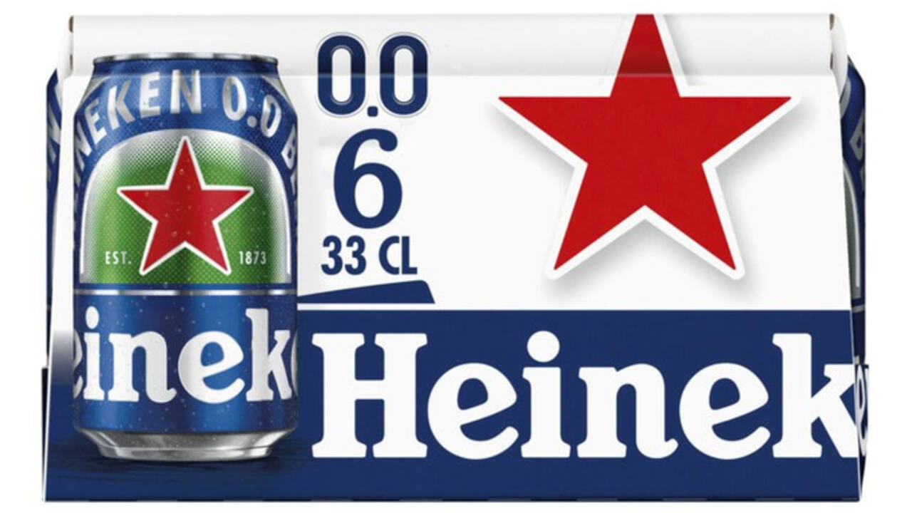 Bier Heineken 0.0% blik 330ml