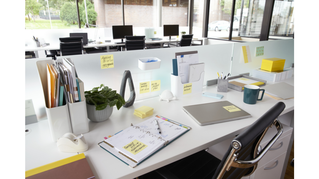 Memoblok Post-it 654 76x76mm geel