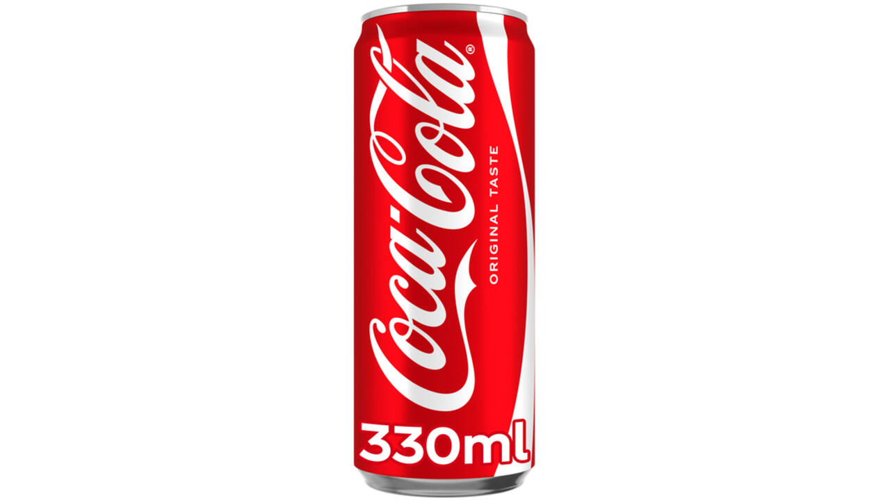 Frisdrank Coca Cola Regular blik 330ml