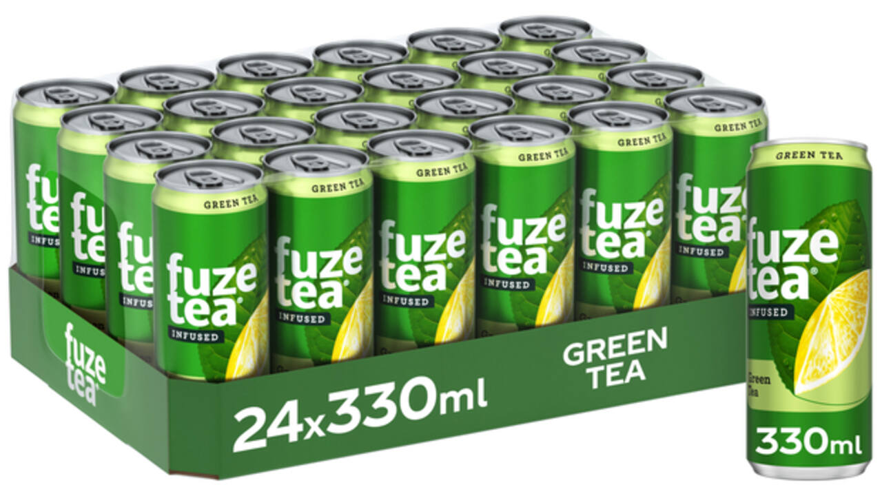 Frisdrank Fuze Tea green tea blik 330ml