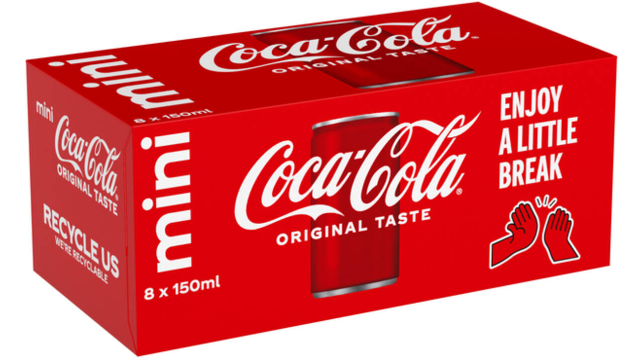 Frisdrank Coca Cola Regular blik 150ml