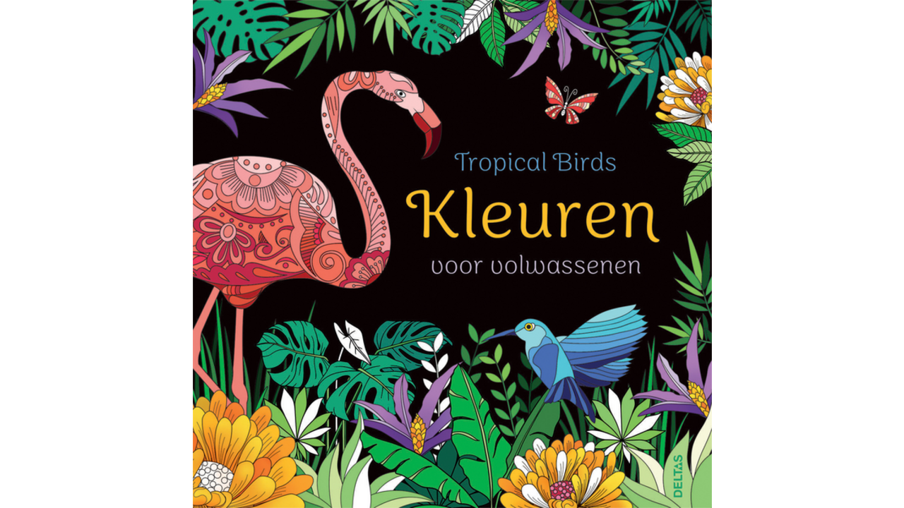 Kleurboek Deltas Tropical Birds
