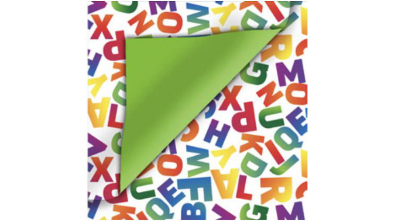 Tijdschriftenzak Special Wrap 25x4x34cm letters seal à 100 stuks