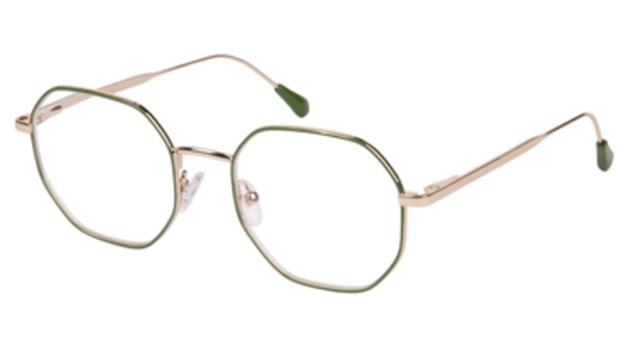 Leesbril I Need You +2.50 dpt Yoko groen-goud