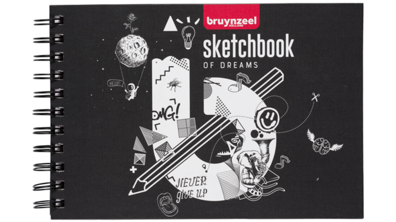 Schetsboek Bruynzeel 19,5x14,7cm 140gr 80vel