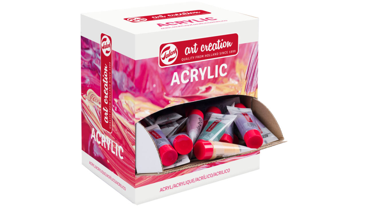 Acrylverf Talens Art Creation Pastel 12ml dispenser 100 stuks assorti
