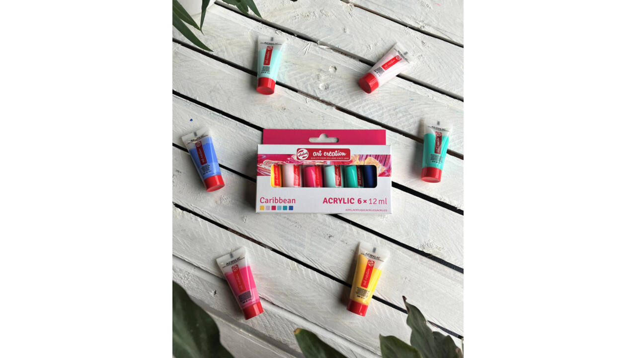 Acrylverf Talens Art Creation Caribbean 12ml set à 6 kleuren