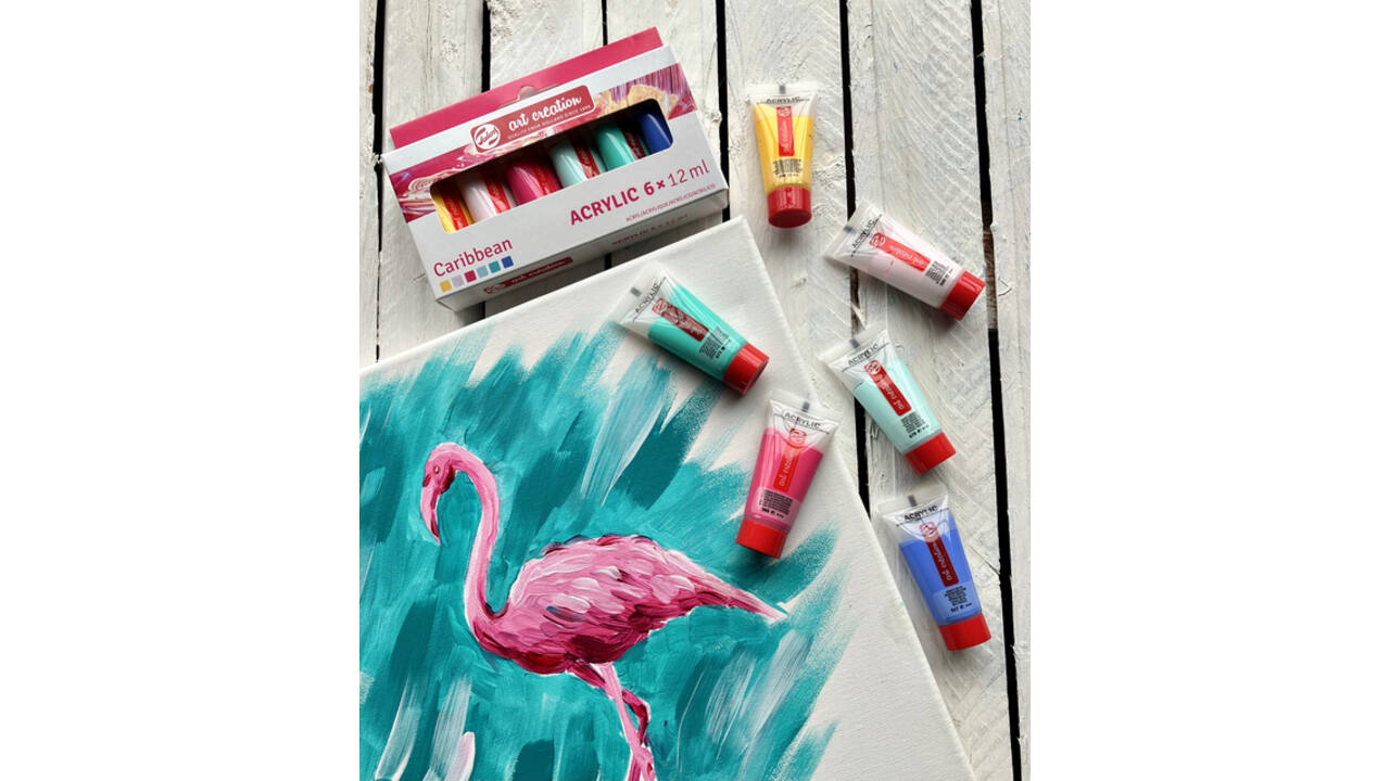 Acrylverf Talens Art Creation Caribbean 12ml set à 6 kleuren