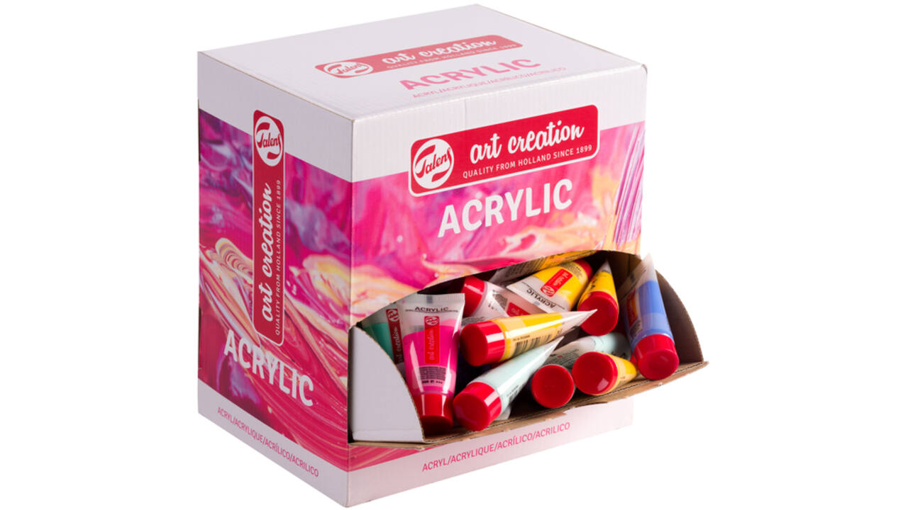 Acrylverf Talens Art Creation Caribbean 12ml dispenser 100 stuks assorti