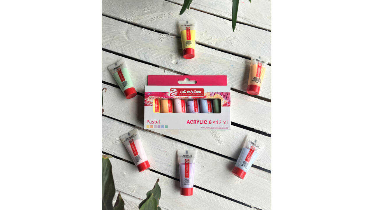 Acrylverf Talens Art Creation Pastel 12ml set à 6 kleuren