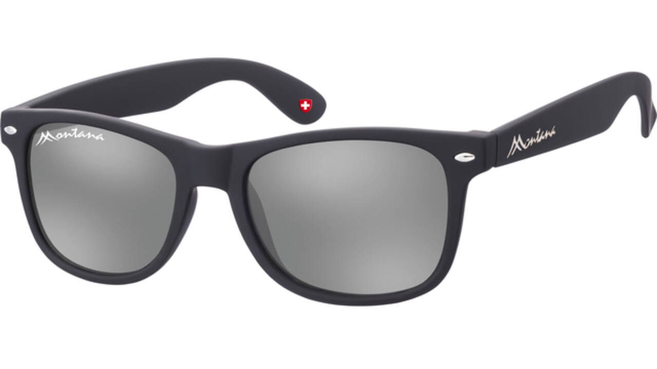 Zonnebril Montana met Revo spiegelglas zwart