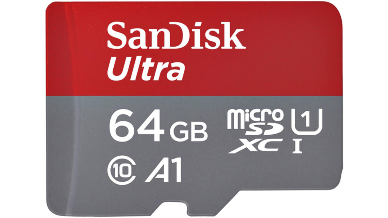 Geheugenkaart Sandisk MicroSDXC Ultra 64GB (140mb/s C10 - SDA UHS-I)