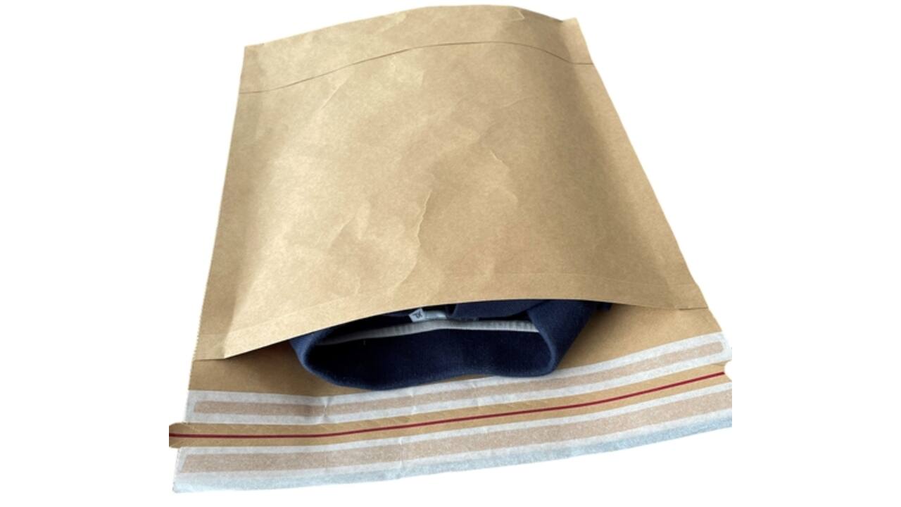 Sendbag verzendverpakking IEZZY 38/42 x 44 + 9,5cm bruin