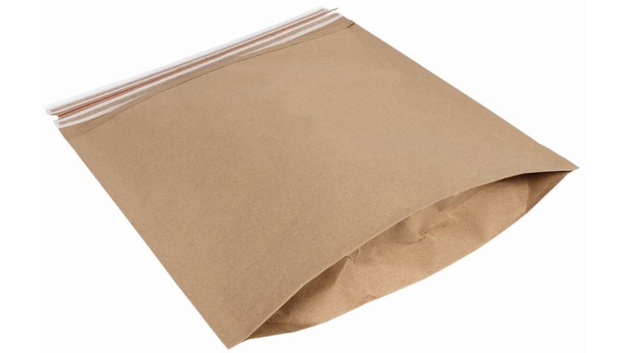 Sendbag verzendverpakking IEZZY 23/25 x 32 + 5cm bruin